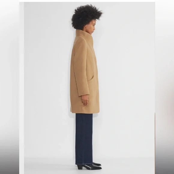 ARITZIA Wilfred The Cocoon Coat Wool Cashmere Size Small Camel Color - Picture 1 of 14